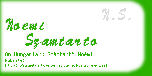 noemi szamtarto business card