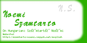 noemi szamtarto business card